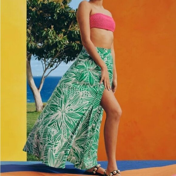 Tabitha Brown X Target Linear Floral Print Maxi Skirt - Picture 1 of 4